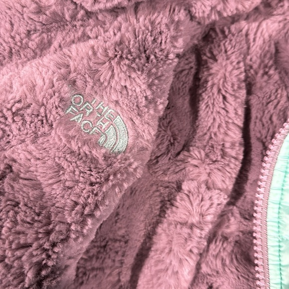 Mint/Green The NorthFace zip up Puffy - Picture 2 of 8